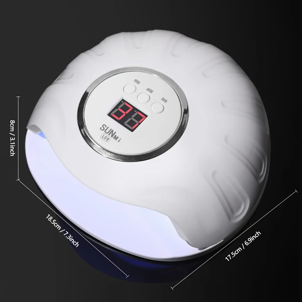 1pc Nail Lamp, Nail Dryer, Nail Gel Polish Drying Lamps, Fast-drying Nail Polish Machine, Nail Lamp Drying Machine, Suitable For