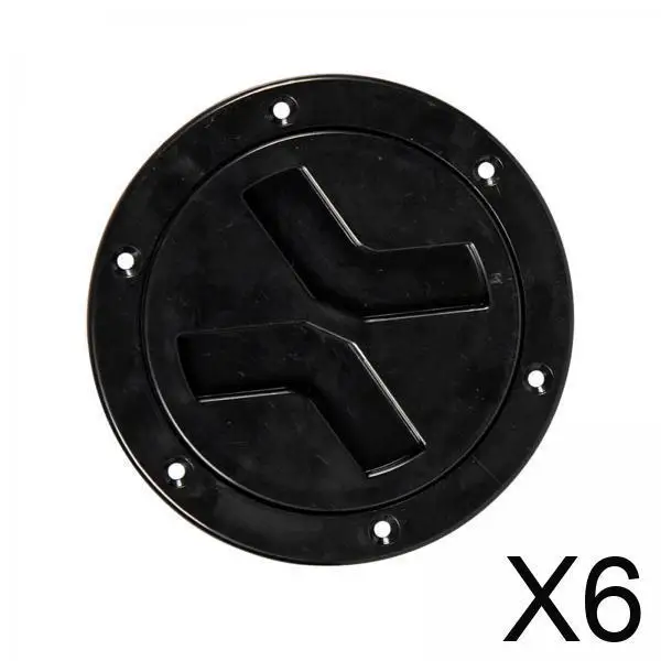 

Поворотная круглая крышка люка из АБС-пластика для лодки, 4-дюймовая инспекционная винтовая водонепроницаемая крышка для террасы, яхты, морского использования