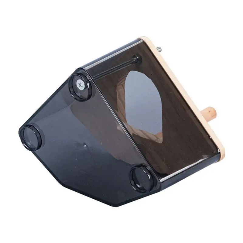 

Клетка для разведения птиц A67K - Прозрачный деревянный домик-гнездо для птиц с жердочкой, простая установка, подвесная ячейка для гнездования, прочная, для использования в клетках.