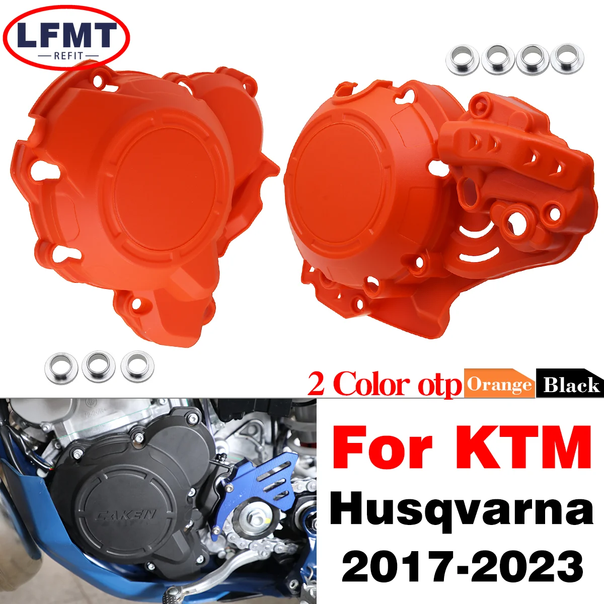 Motorcycle Clutch Cover Ignition Protector Guard For KTM PRO 2T 250 300 SX XC XCW EXC TPI For GASGAS EX EX MC Husqvarna TC TE TX