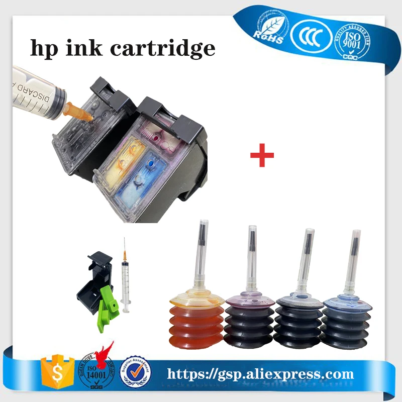 

Vilaxh 123xl Refillable Cartridge Compatible for HP DeskJet 2600 2620 2630 1110 2130 2132 2134 3630 3632 3637 3638 Printer