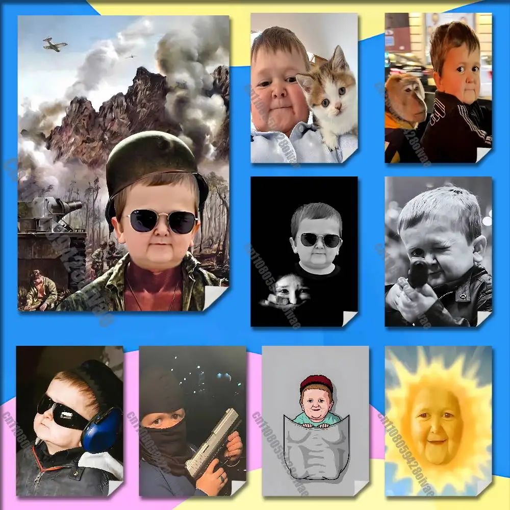 

Funny Hasbulla Magomedov Hasbik Poster Sticker For Home Decoration 10x15cm Self-adhesive Souvenirs Playbill Cover