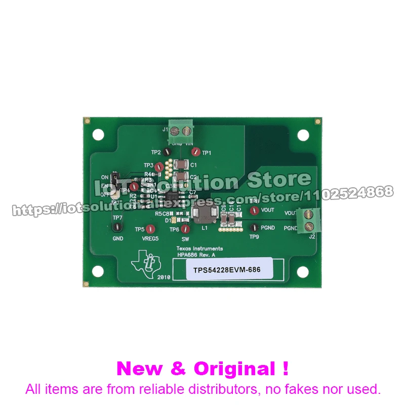 TPS54228EVM-686 Evaluation Module for TPS54228 Synchronous Step-Down Converter with Light Load Efficiency
