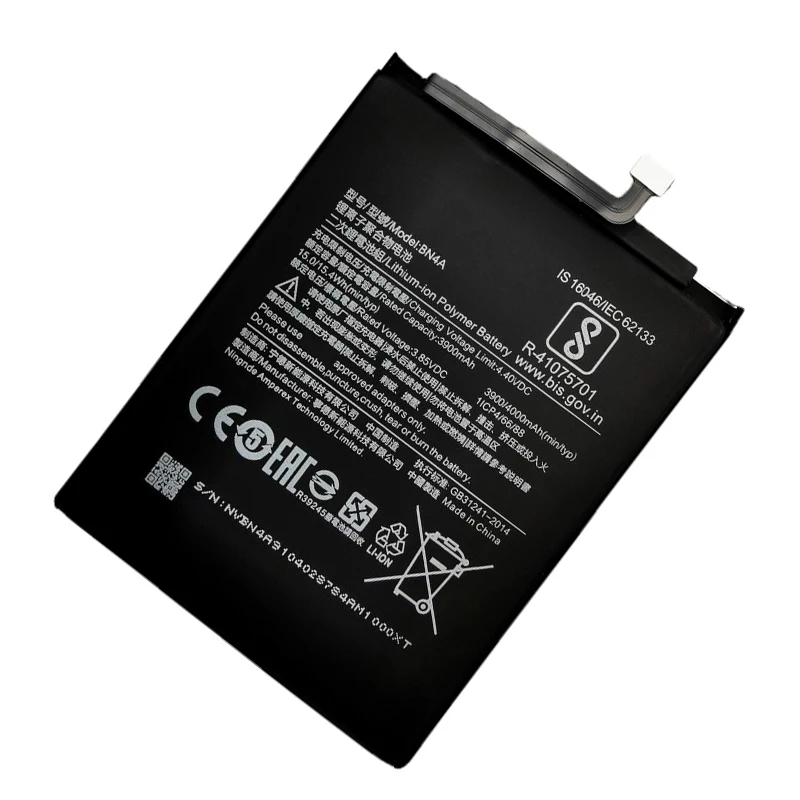 High Quality 4000mAh BN4A Battery For Xiaomi Redmi Note 7 Pro Note7 M1901F7C Phone Batteries Bateria Batterij +With Free Tools view 6