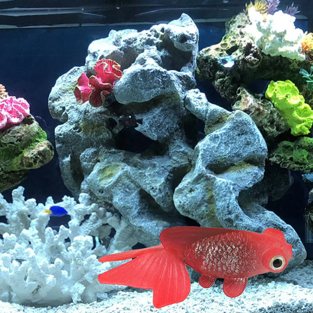 

2pcs Simulation Fish Artificial Fluorescent Fish Tank Ornament For Aquarium Decoration Marine Jelly Landscape Vivid Underwater