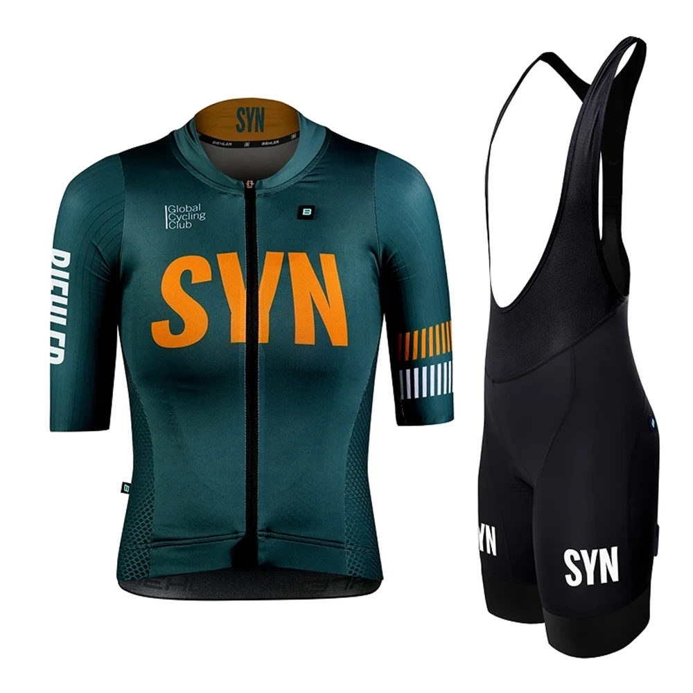 

Summer Synful Pro Team Cycling Set Women Short Sleeve Jersey and Bib Shorts Pro Race Bicycle Clothing Suit 2024 Mountain Bike