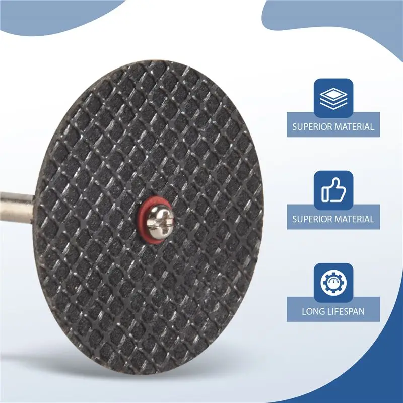 [NEWA64Z!】 50Pcs 32Mm Fiberglass Reinforced Cutting Disc Cut Off Wheel Accessories Abrasive Tools For Rotary Tool Mini Drill