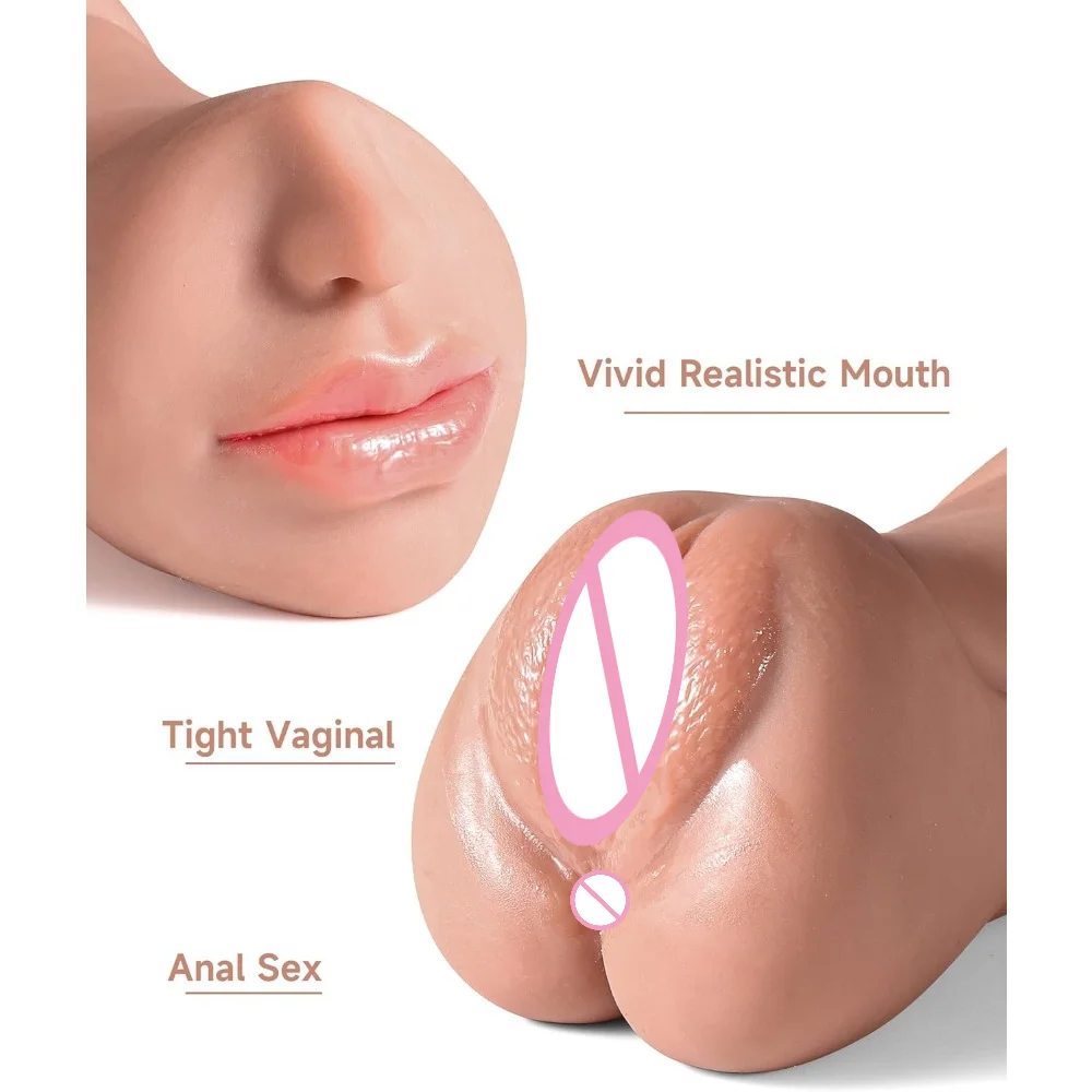 3 في 1 ألعاب جنسية للذكور كأس الاستمناء لعبة الجنس الكبار للرجال المثيرة ضيق المهبل فتحة الشرج الفم اللسان لعب للاستمناء الذكور #6