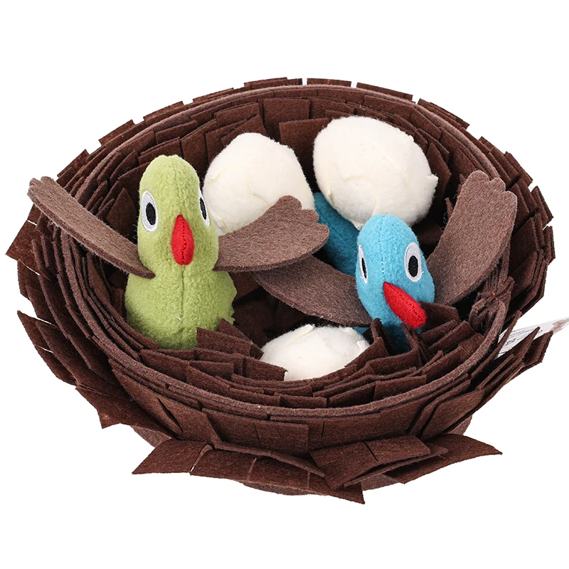 Dog Relieving Stuffy Artifact Pet Bird's Nest Puzzle Food Leakage Smell Toy Sound Accompanying Pet