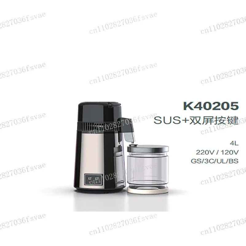 آلة تقطير المياه 4 لتر 6 لتر، للمختبر المنزلي للزيت العطري والكحول للأسنان، أداة تقطير المياه النقية من الفولاذ المقاوم للصدأ #5