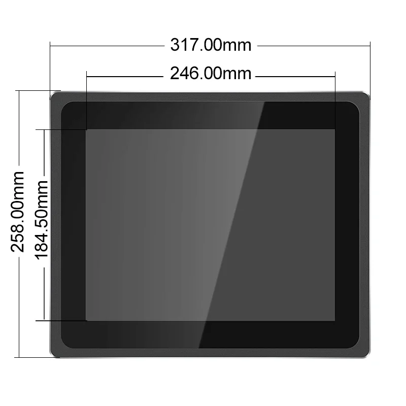 12 inch  x86 J1900 panel pc linux  fanless waterproof mini industrial touchscreen computer all in one panel pc