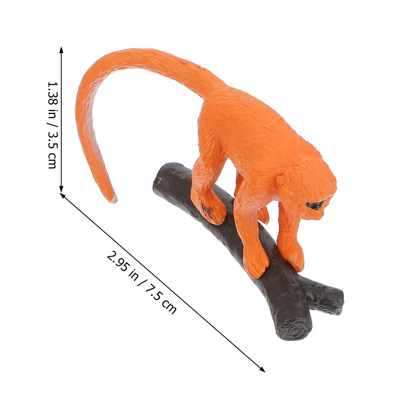 6Pcs Lifelike Monkey Animal Models Premium Eco-Friendly PVC Realistic Simulation Decor for Kids Learning Playroom Nursery