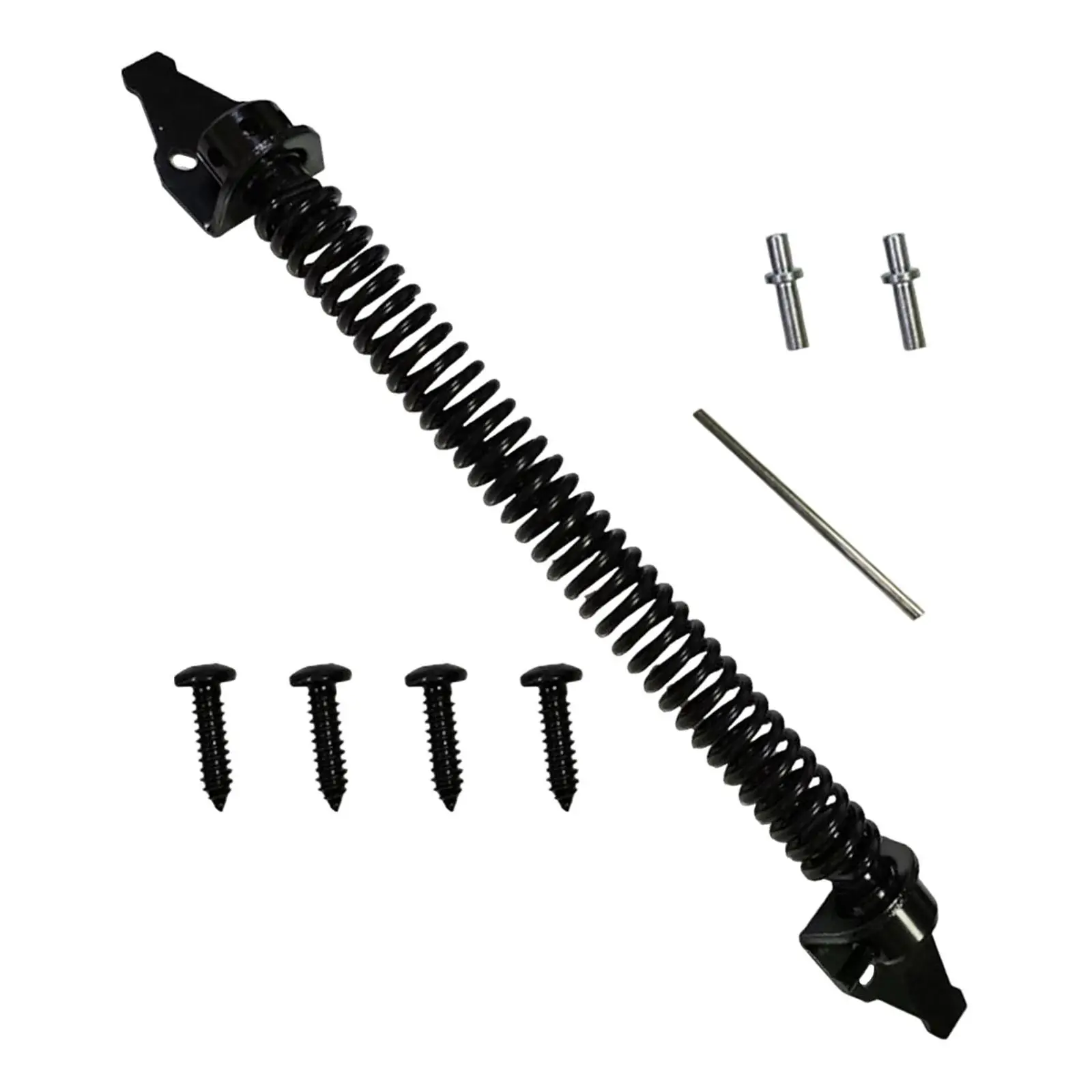 13 inch Self Closing Gate Spring Adjustable Tension Black Vinyl Fence