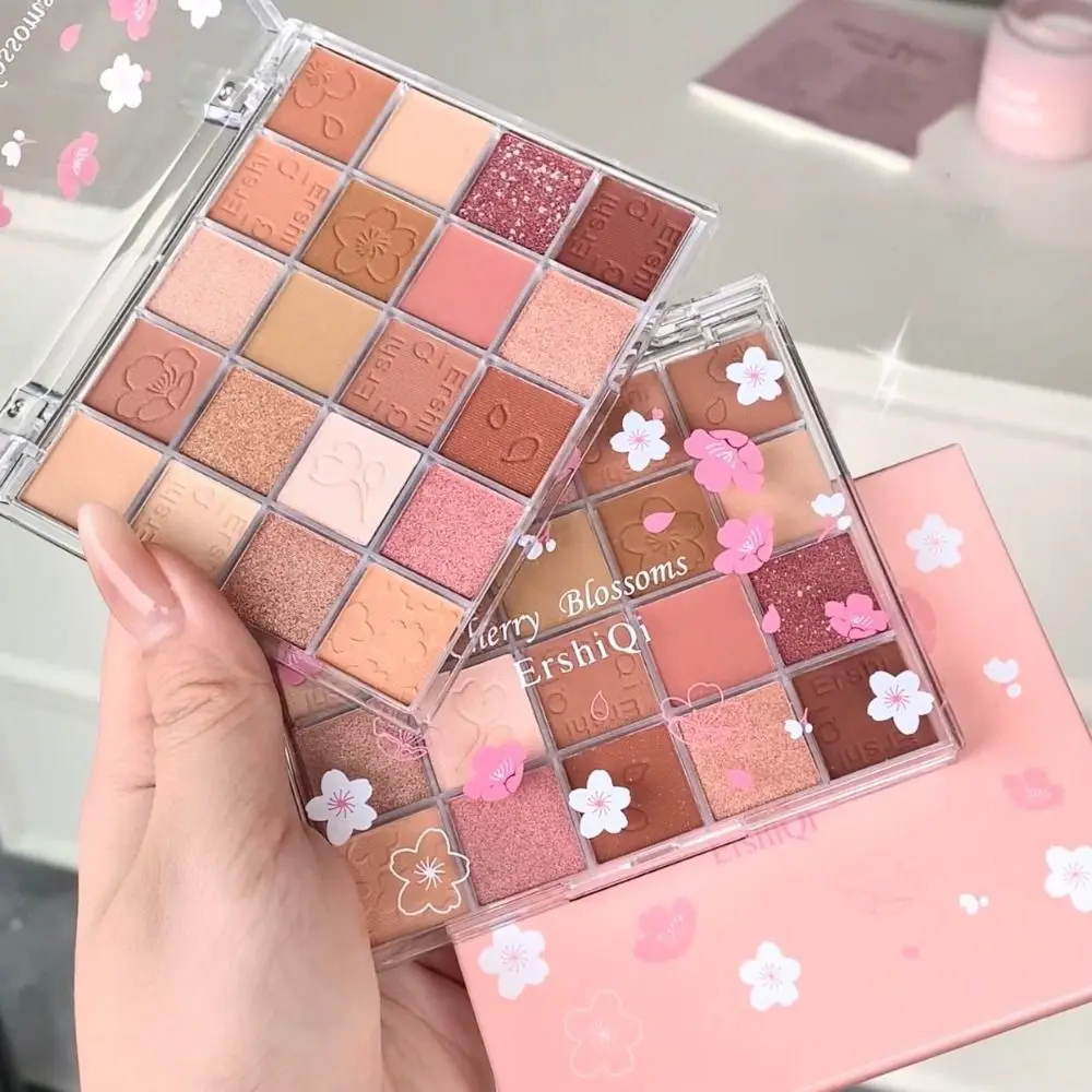 新しい 20 色のアイシャドウパレットマット長期的なアイメイクアップパレット光沢のある多機能アイシャドウ女性