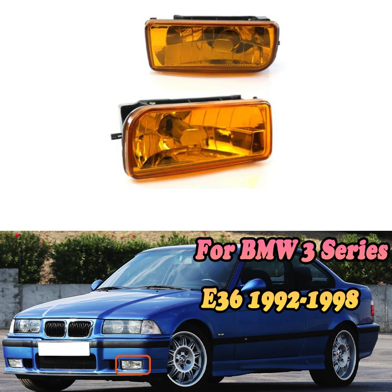 

Противотуманные фары на передний бампер для BMW E36 323i 328i 328is 318i 318is M3 1992 1993 1994 1995 1996 1997 1998 левый правый 63178357390