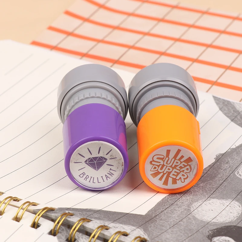 1 szt. Zabawny stempel z motywem kreskówkowym, stempel nagrody dla przedszkolaków, śmieszne pieczęcie, klasyczne pieczęcie nagrody, kreatywne zabawki nowości