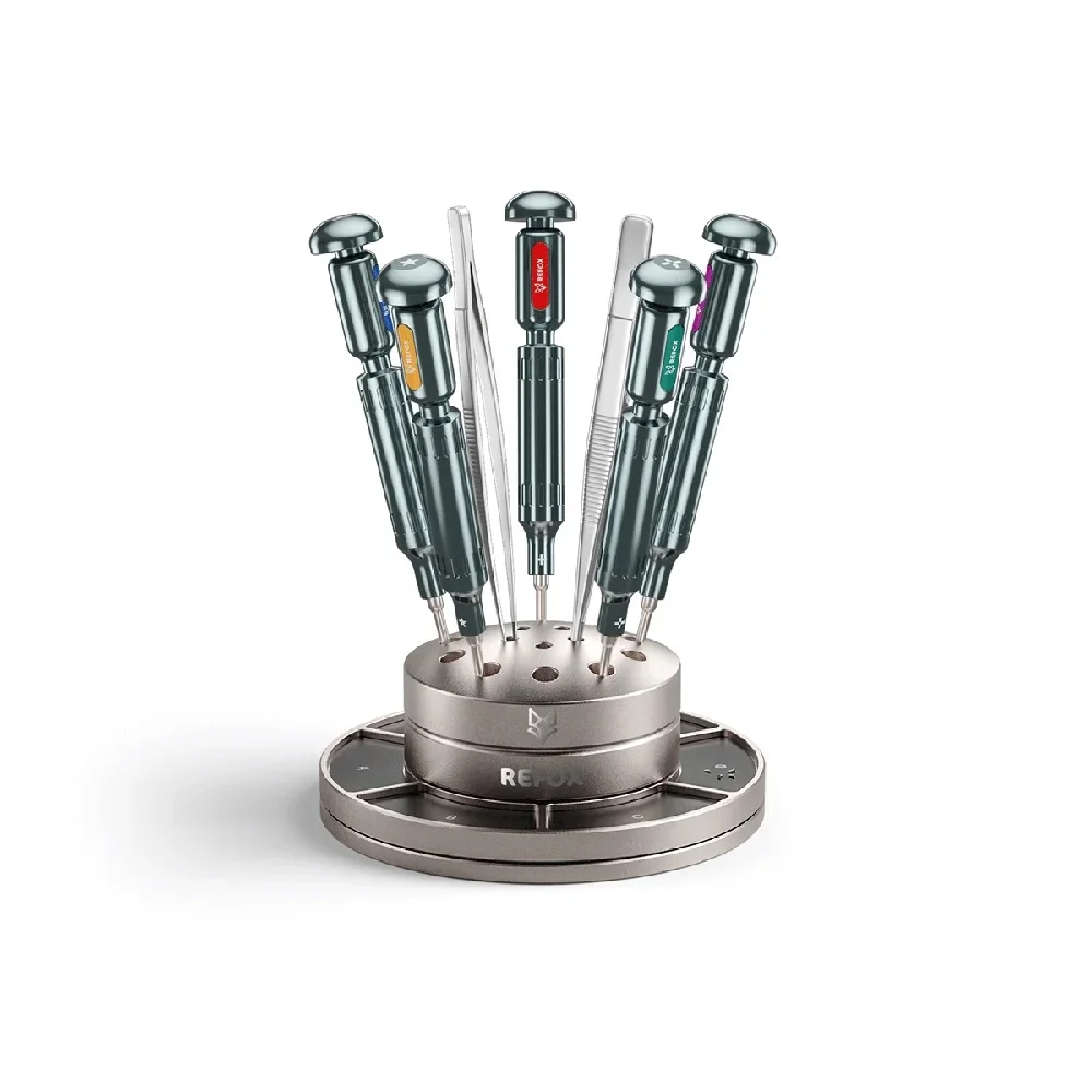 REFOX RS3 3D RS2 2D 스크루드라이버 세트 고경도 분해 수리 도구 키트 (휴대폰, 맥북 LCD 화면 분리용)