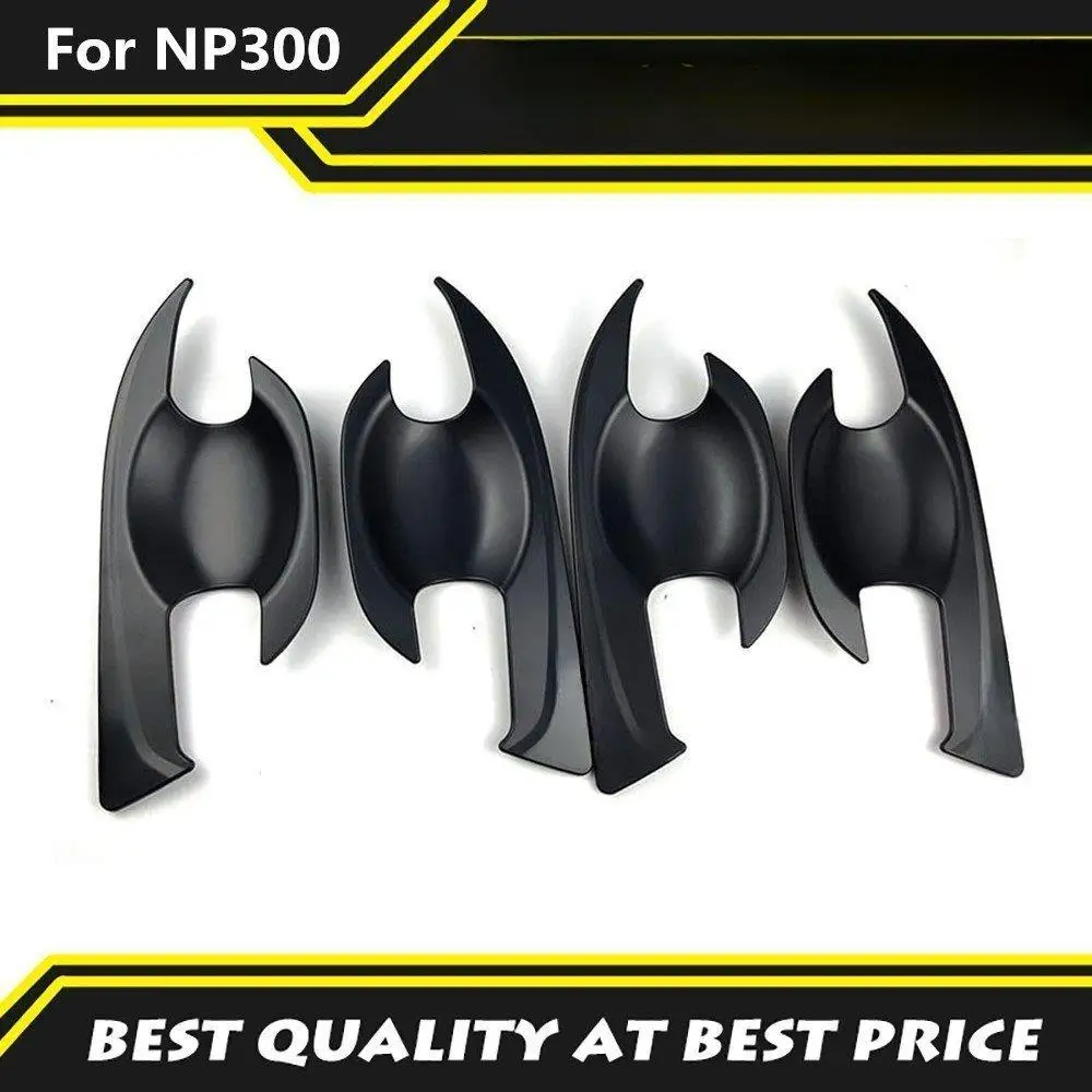 Car Upgrade For Nissan Navara NP300 2015-2021 4X4 Off-road ABS Matte Black Door Bowl Cover Trim Exterior Car Styling Accessories - view 6