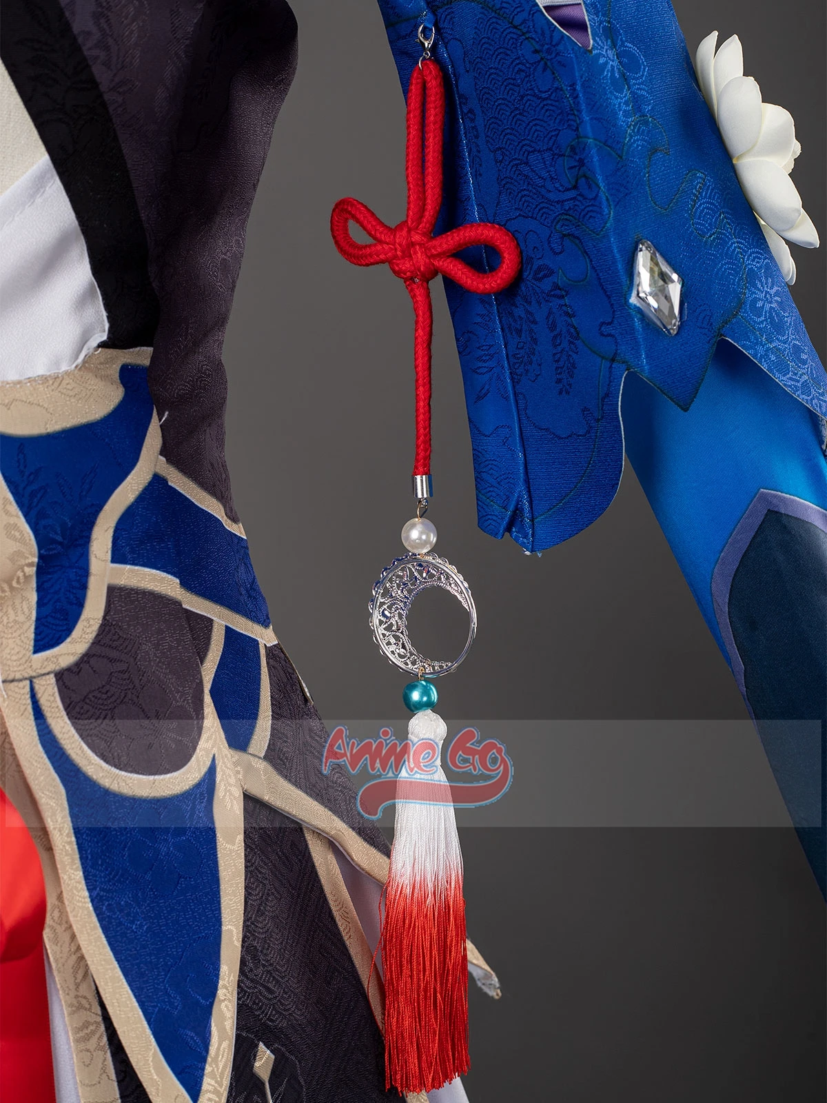 Jingliu Star Rail Cosplay Kostuum Spel Honkai Jingliu Blauwe Jurk Vrouwen Halloween Feest Outfit C08287E-B