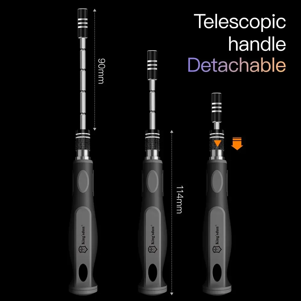 32 In 1 Precision Screwdriver Set Magnetic Screwdriver Bits Kit  Telescopic Removable Screwdriver Home Toolbox