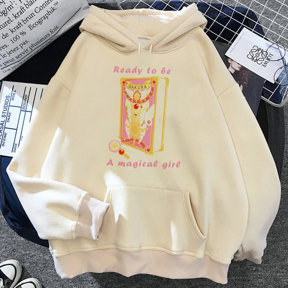 

Cardcaptor Sakura hoodies women anime long sleeve top sweatshirts clothes female aesthetic sweatshirts