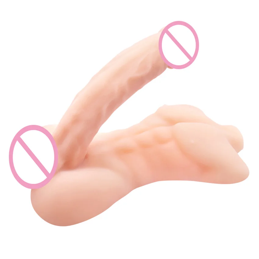 Pocket Size Half Body Sex Doll Vibrator Sex Toy for Women Gay Male Masturbator Buttt Plug Torso Doll Female Vibrating Dildo 18+
