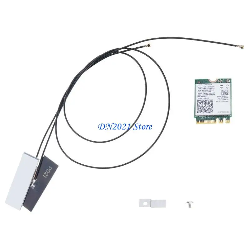 F3KE AX210NGW WiFi 6E карта BT5.2 Беспроводной адаптер Wi-Fi 6E Антенна Трехдиапазонная 2 4G 6G Сеть 802.11AX 5400 МБ для