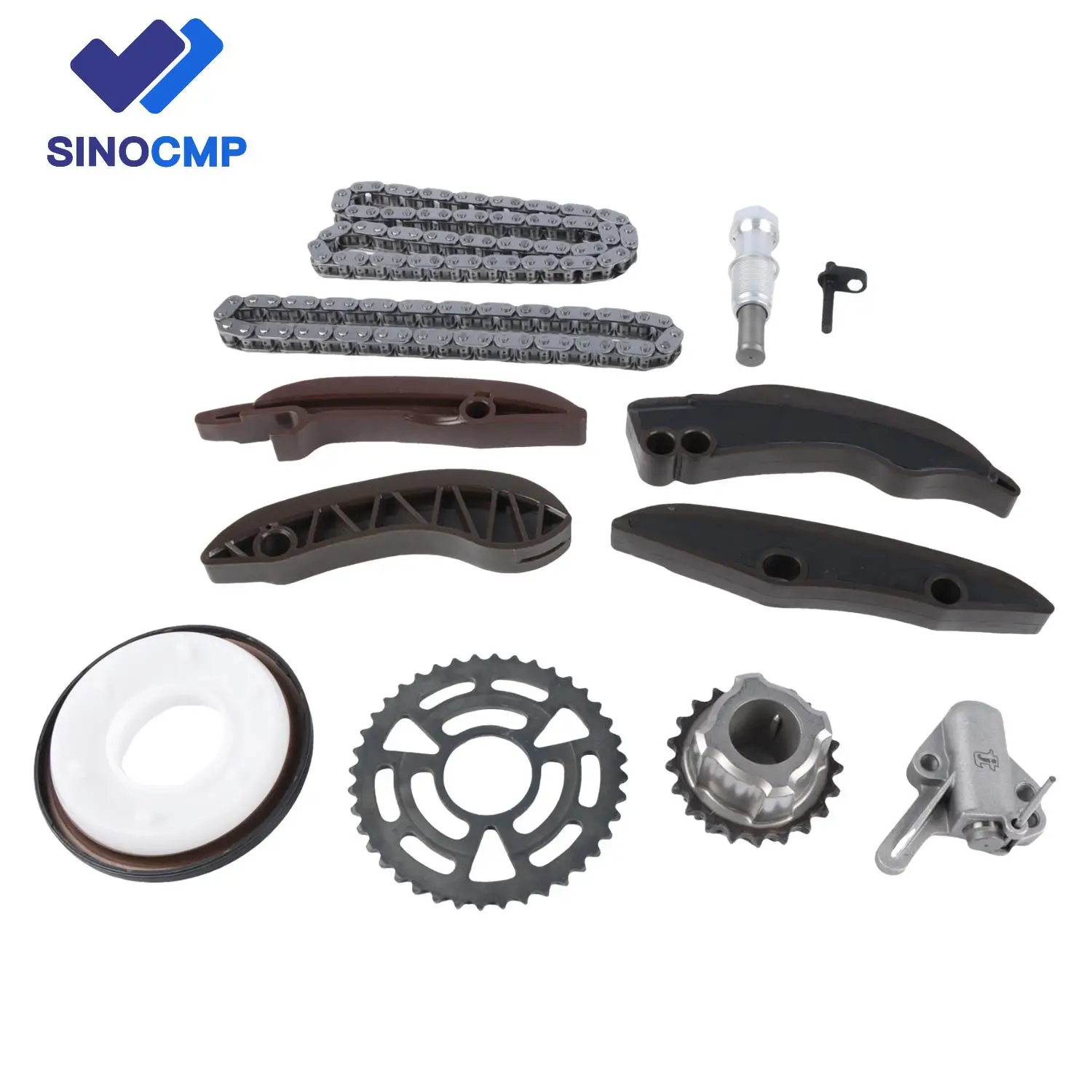 11318586699 11318570649S3 11318506650 13528572504 Timing Chain Kit Upper Lower For BMW N47 X1 X3 X5 E60 E61 E81 E82 E87 E88