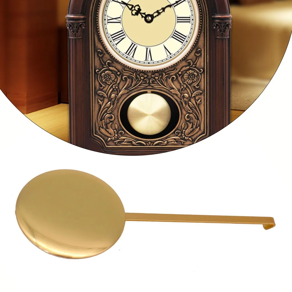 Clock Accessories DIY Clock Pendulum High Gloss Gold Home Décor Quartz Replacement Parts Wall Clock Accessories New High Quality