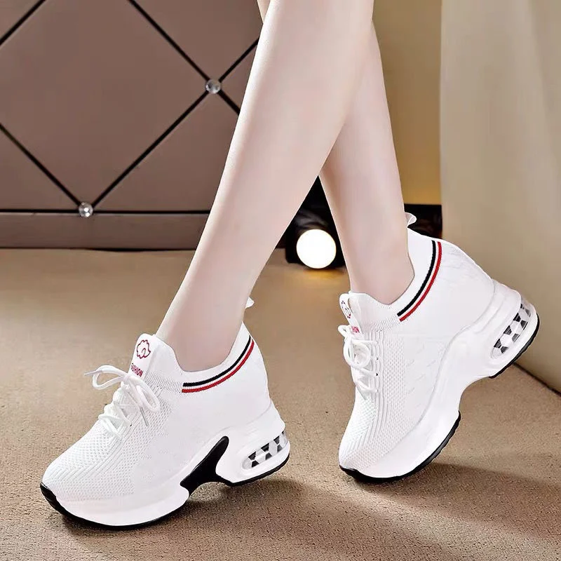 Sneakers Casual Shoes for Women  New In Women Shoes Breathable Increase Height Air Cushion Sports Shoes Platform Shoes Woman