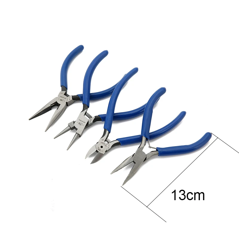 High Quality Medium Carbon Steel Mini Needle Nose Jewelry Pliers Tools 13cm Long Needle Pliers For Jewelry Making Accessories