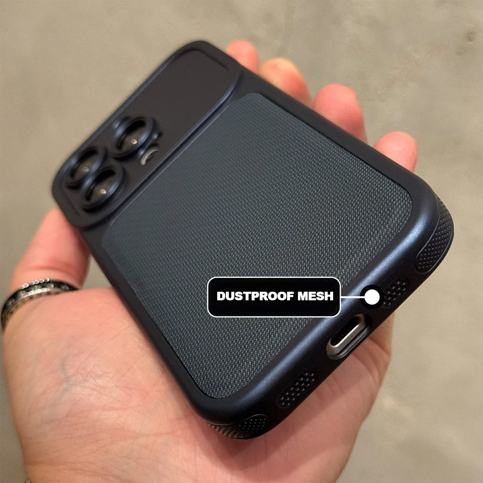 Etui Magnetyczne z Dużymi Okienkami na Telefon iPhone 17 13 14 15 16 Pro Max 16Pro 17Pro, Silikonowa Ochronna Obudowa z Obsługą Bezprzewodowego Ładowania Magsafe — zdjęcie produktu 5