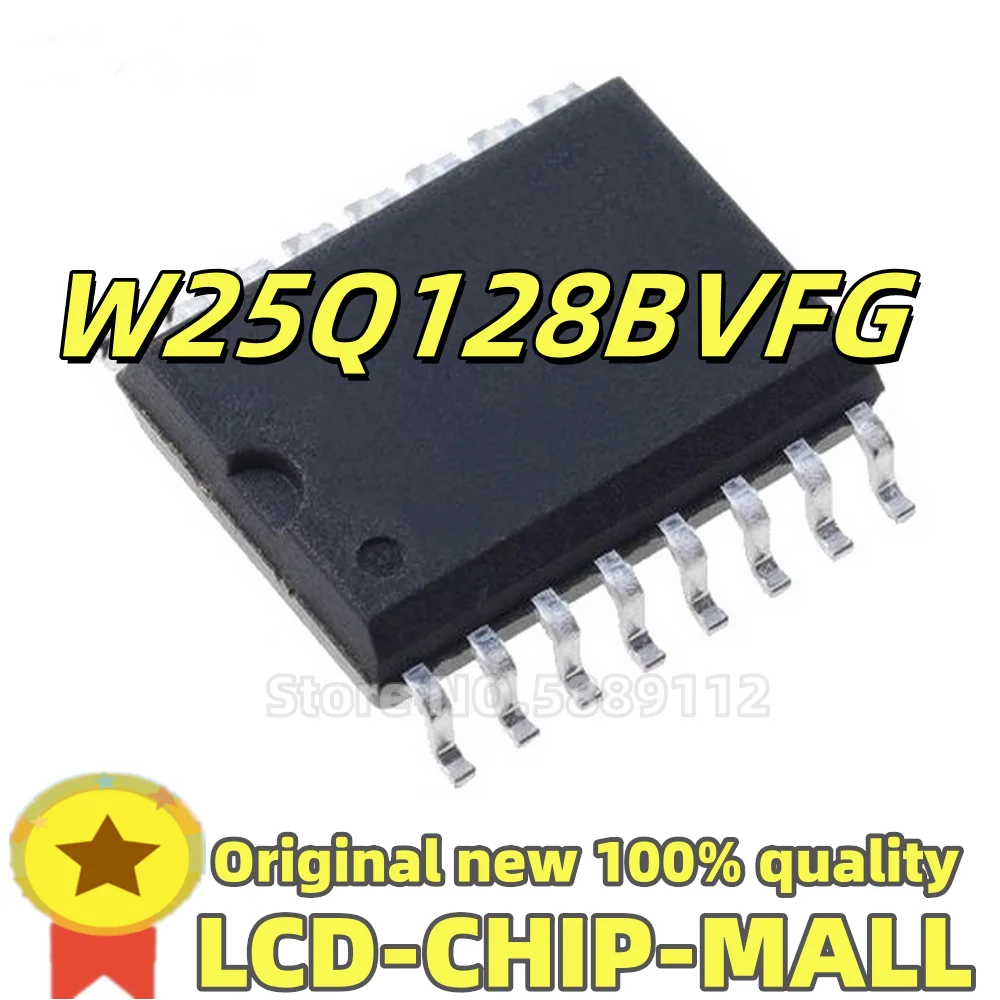 1PCS   W25Q128BVFG    W25Q128   16 IN STOCK