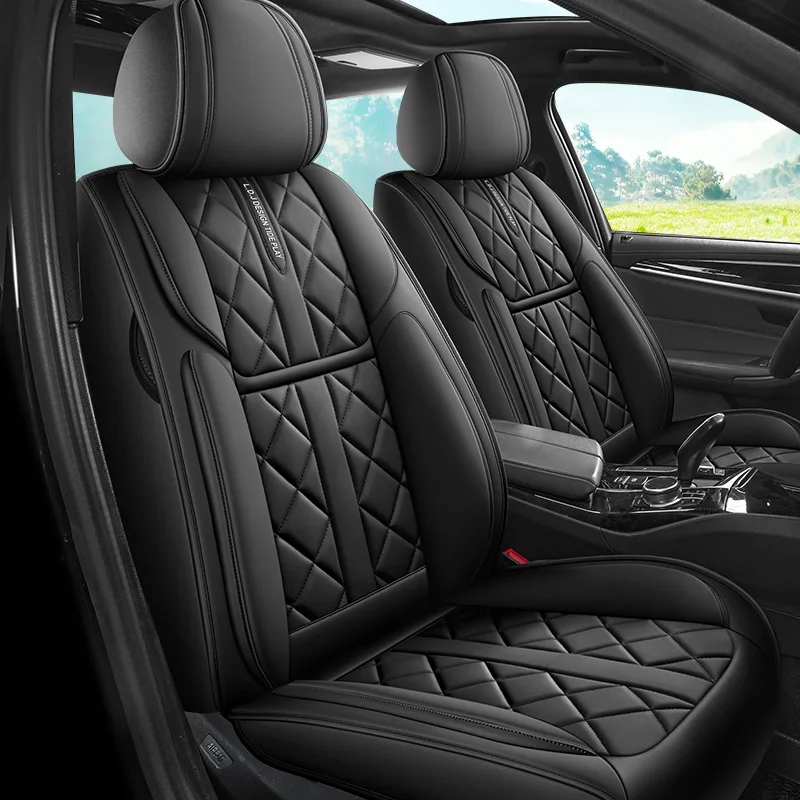 All inclusive seat cover, full leather car seat cushion, Driver's seat cover or passenger seat cover, all season universal pad