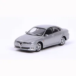 Resin 1:87 Scale 2002 Alfa Romeo 156 GTA Car Model Silver Adult Classic Collection Static Display Ornamen