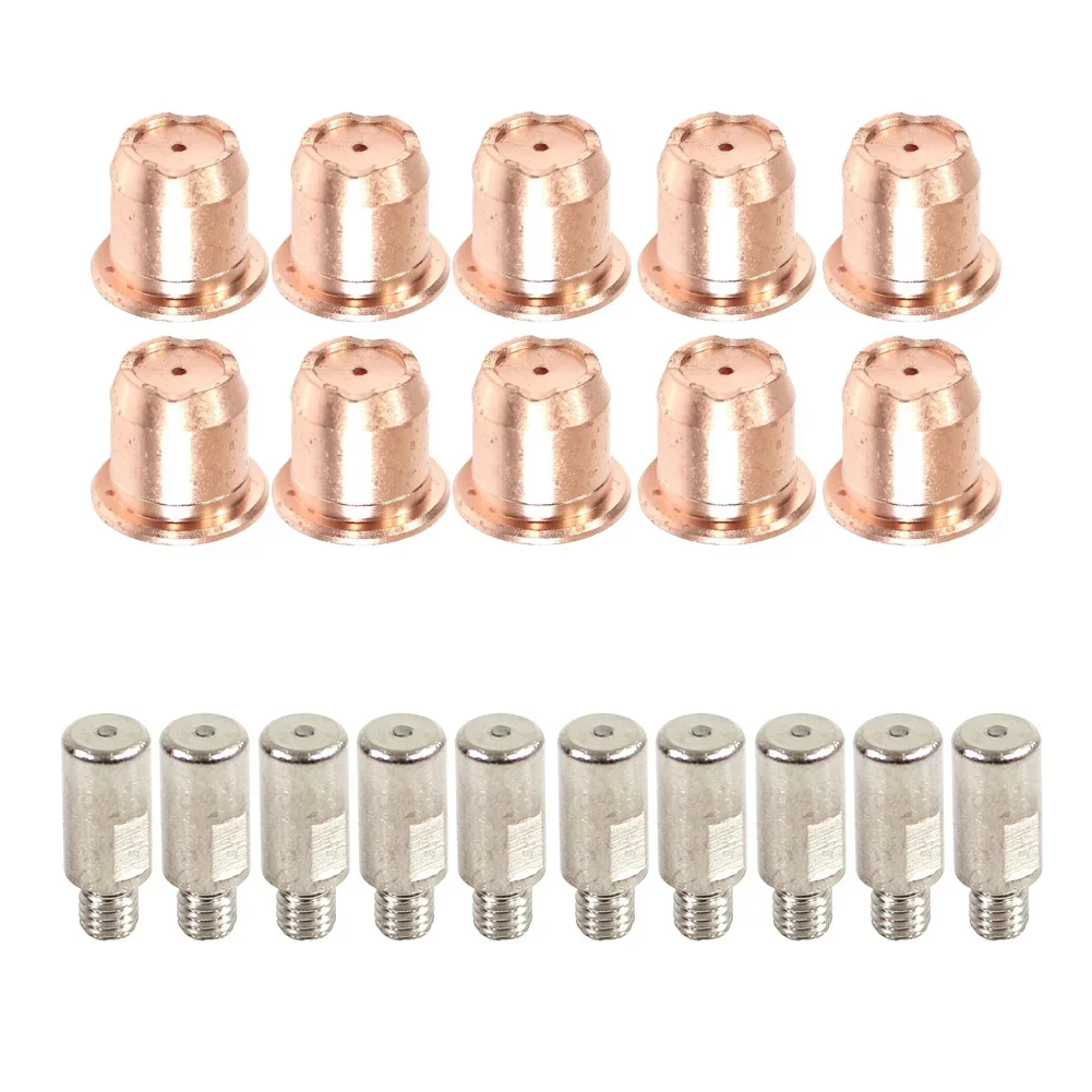 

20pcs Plasma Electrode PR0105 Tip PR0102-10 For Trafi Met S45 25 Plasma Cutting Torch High Quality Welding Consumables