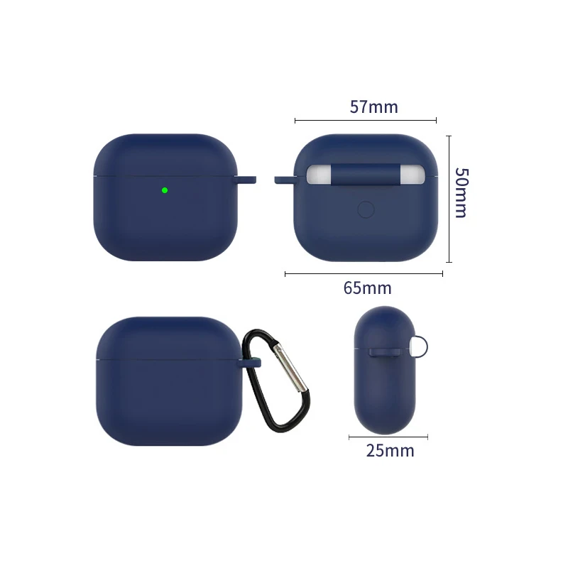 Tpu macio silicone caso protetor caixa de capa para airpods 3 fone de ouvido casos (airpods não incluído)