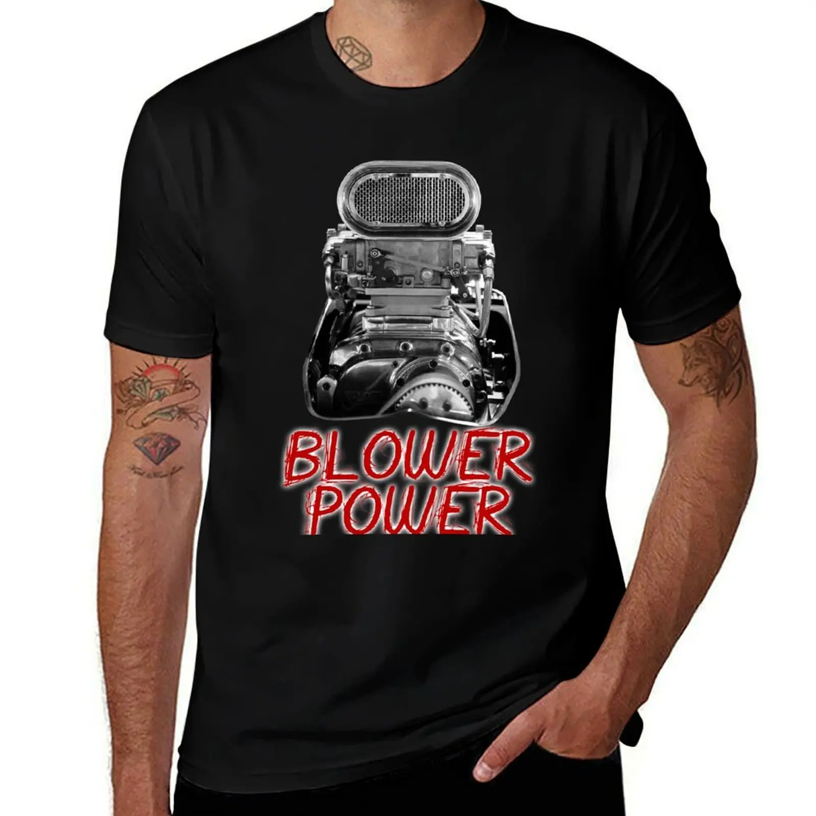 Blower Power - Supercharger T-Shirt Quick Dry Sports Short Sleeve Tee T-Shirt