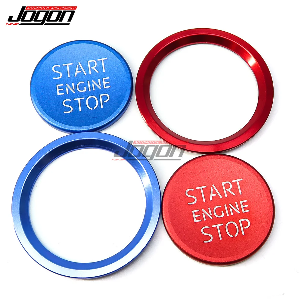 For Audi a4 b8 b9 a5 a6 4f a7 c7 q3 q5 s3 Accessories Car Ignition Engine Push Start Stop Button Switch Cover Sticker Interior