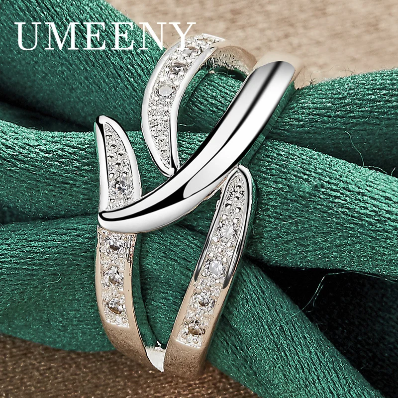 925 Sterling Silver 7/8/9/10 Luxury Zircon Ring Women Temperament Jewelry Wedding Party Engagement