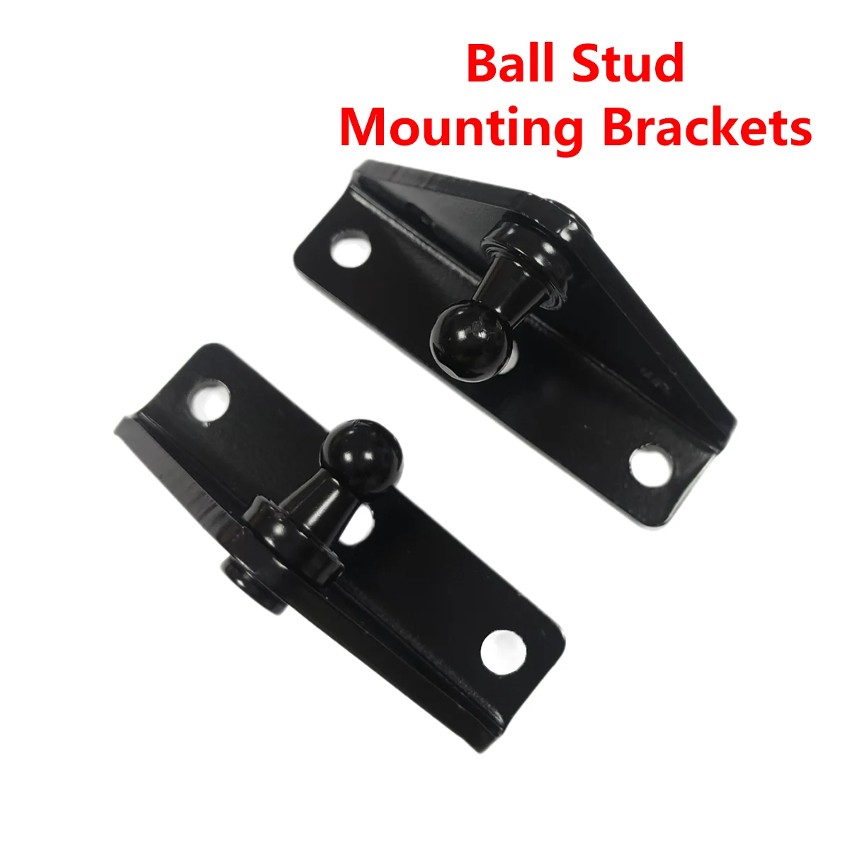 10mm 1 Pair Car Ball Stud Gas Shock Struts Mounting Brackets for Gas Spring Struts Lift Support Shock Universal