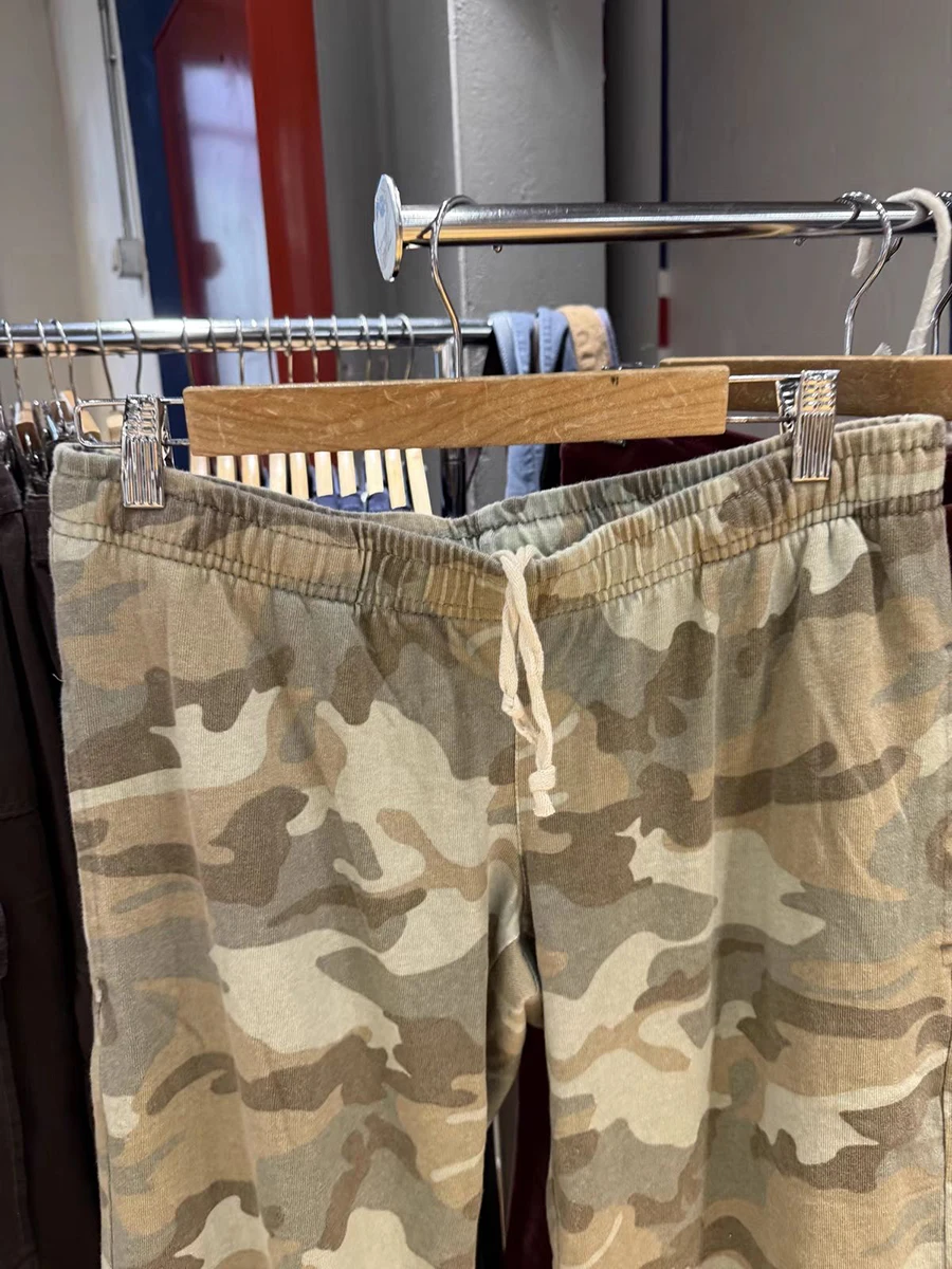 Camouflage Jogginghose mit Kordelzug für Damen, Sommer, elastische Taille, gerade Hose, amerikanische Vintage Streetwear, Baumwolle, Baggy Pants, Y2k – Detail 16