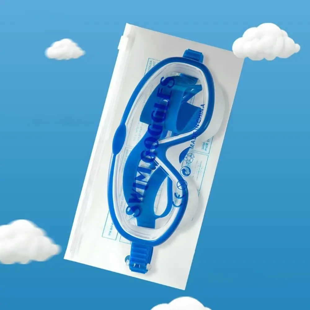 Useful Anti-fog Kids Swimming Goggles Wide View Big Frame Eyeglasses Unisex High Definition Children's Goggles