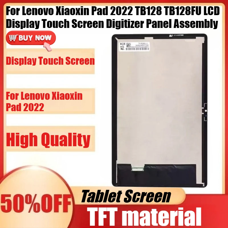 NEW For Lenovo Xiaoxin Pad 2022 TB128 TB128FU LCD Display Touch Screen Digitizer Panel Assembly TB125FU Display Screen