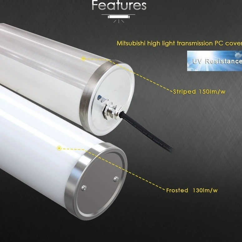 Parkplatzfarm mit 100 mm DALI-Dimmung, wasserdichtes IP68-LED-Tri-Proof-Licht