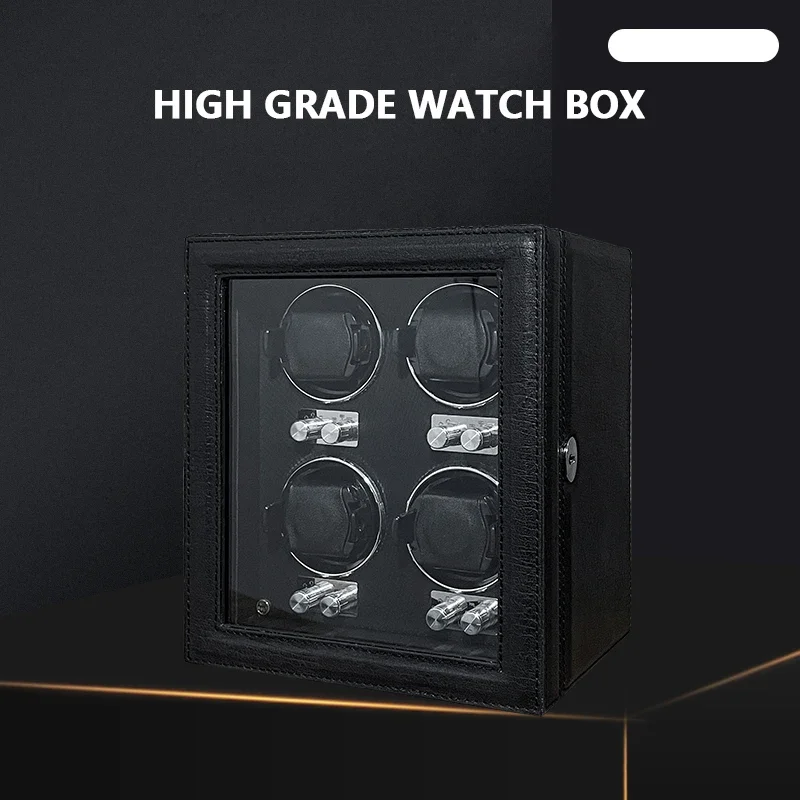 Imagem -05 - Armazenamento Dustproof para Rolex Ver Winder Estilo Luxo Light Display Box Couro pu Made Logo Mão Personalizável Slots Slots Slots Case de