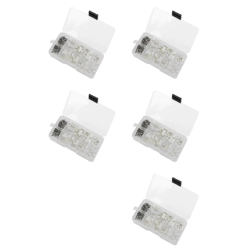 Easy Install 1150Pcs XH2.54 2P 3P 4P 5 Pin 2.54Mm Pitch Terminal Kit / Housing / Pin Header Connector JST Connectors Adaptor XH