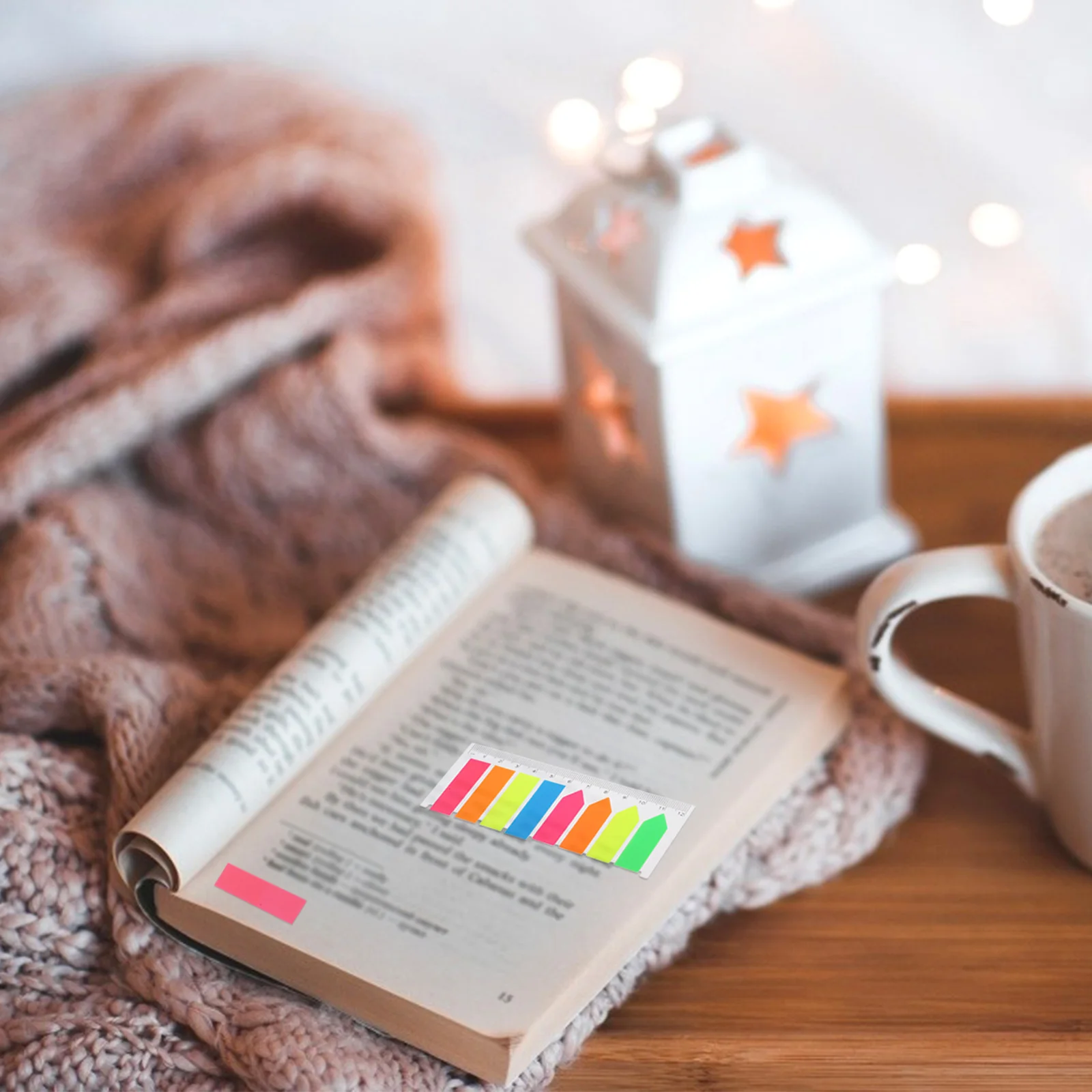 

5Sets Fluorescent Sticky Memo Notes Colored Index Stickers Label Stickers for Office School Reading Organizing Prioritizing