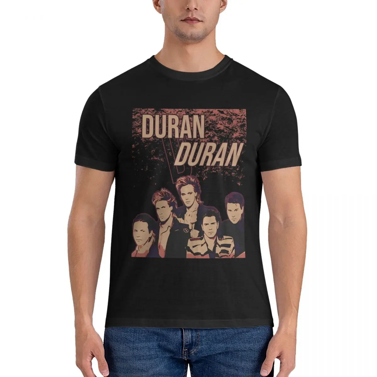 Men Tour Music Album Band Vintage T Shirts duran duran 100%Cotton Clothes Creative Short Sleeve Round Collar Tee Shirt Gift Idea