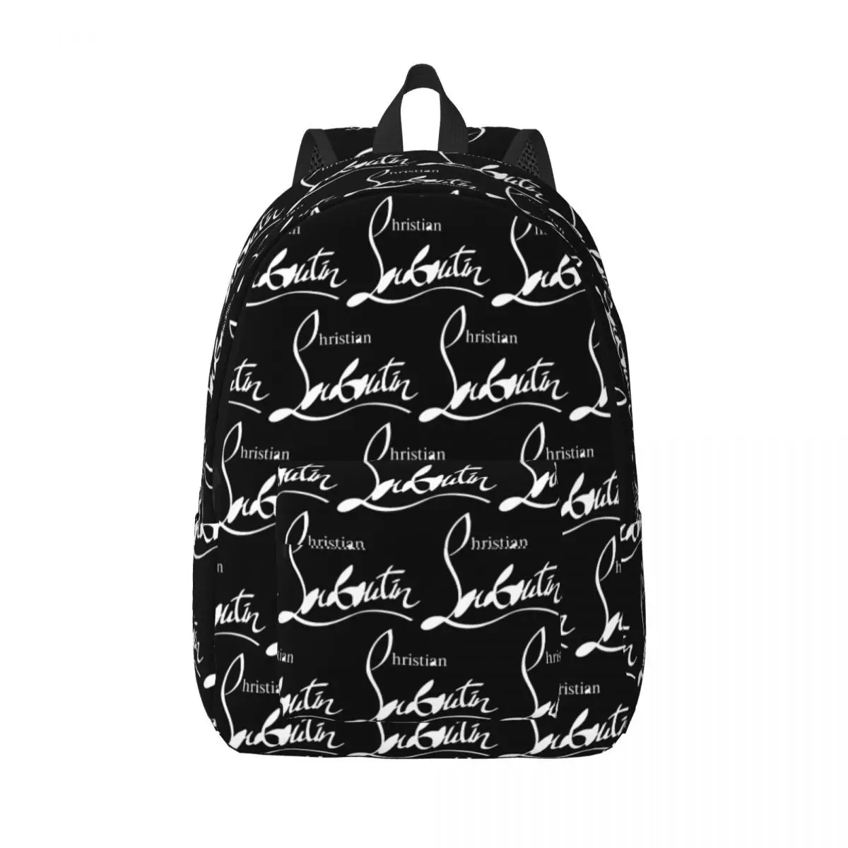 Mochila informal para hombre y mujer, bolsa ligera de lona con logotipo cristiano, ideal para ir a la escuela secundaria, negocios y ordenador portátil